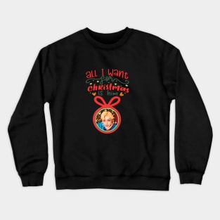 Stray Kids Felix Fan Art - All I want for Christmas is Felix Crewneck Sweatshirt